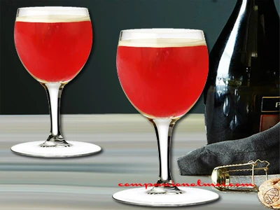 Champagne framboises et cointreau