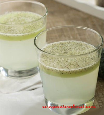 Limonade aux graines de chia ou refresco bolivien