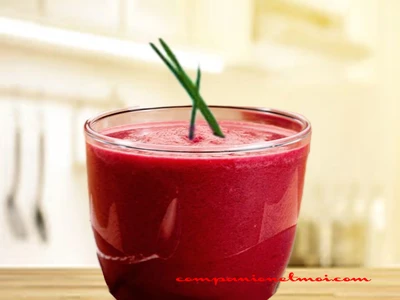 Velouté de betterave glacé