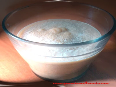 Café latte frappé