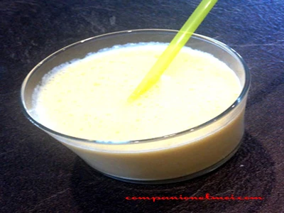 Milk-shake banane vanille