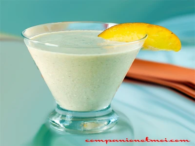 Crème banane orange et pomme
