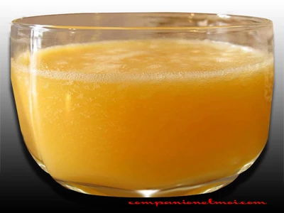 Jus de pêches et melon