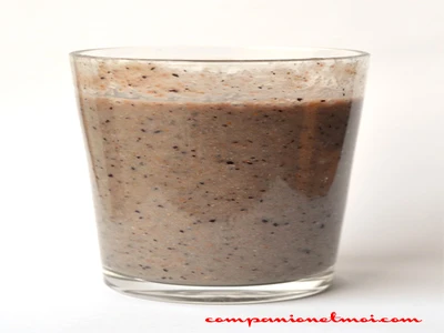 Smoothie banane et graines de chia
