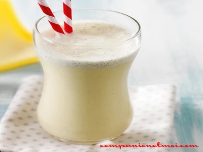 Smoothie banane vanille