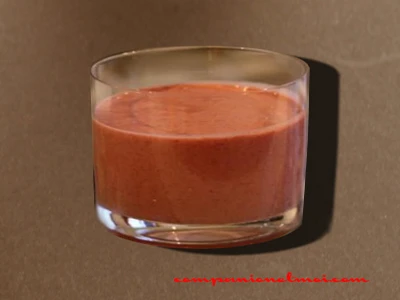 Smoothie framboises canneberges et groseilles