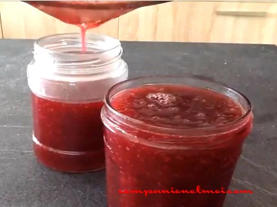 Confiture de cerises maison