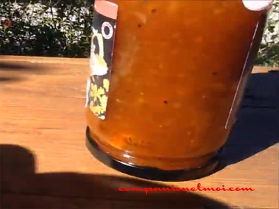Confiture poires abricots kiwi