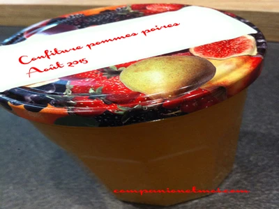 Confiture pommes poires