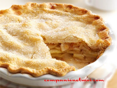 Apple pie ou tourte aux pommes sanglaise