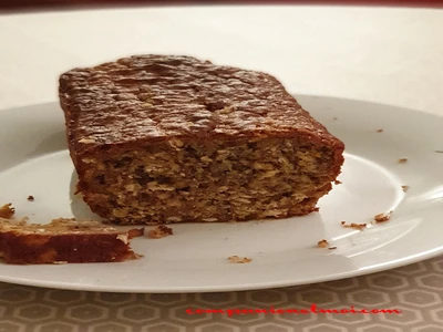 Banana bread aux flocons d'avoine