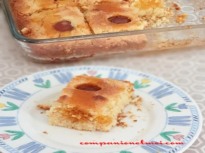 Basboussa égyptienne aux amandes
