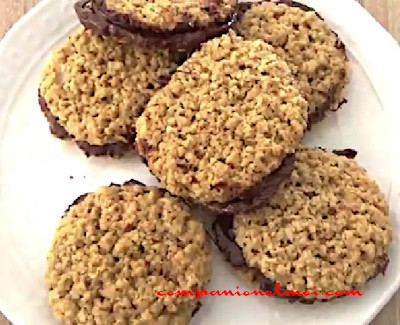 Biscuits à l'avoine fourrés au chocolat