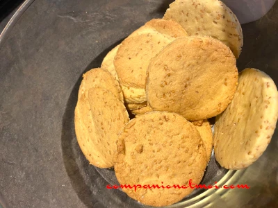 Biscuits au sésame