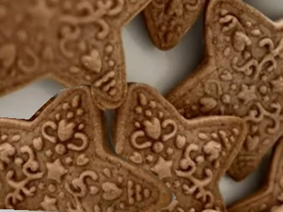 Biscuits étoilés au cacao