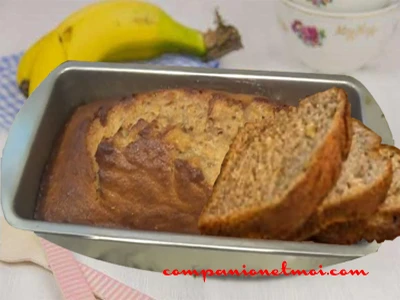 Cake aux bananes et noix de pécan
