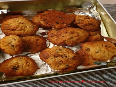 Cookies au chocolat noir et canneberges
