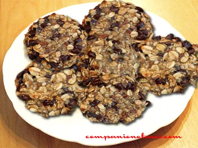 Cookies aux flocons d'avoine et à la banane