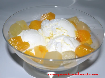 Crème glacée aux yaourts grecs