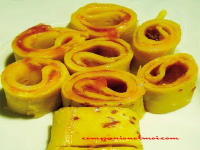 Crêpes confiture abricot