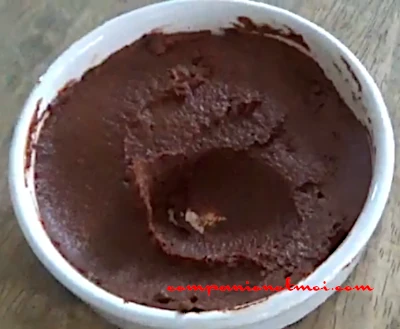 Entremets healthy carotte et chocolat