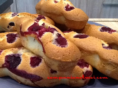 Financiers à la framboise