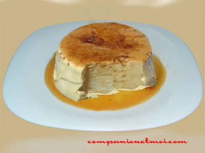 Flan au café