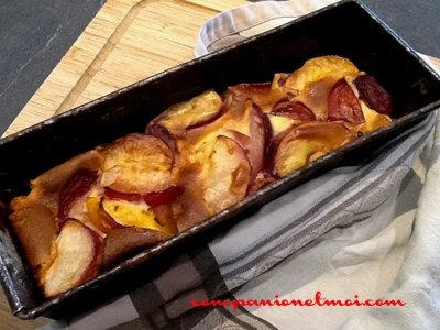 Flan aux nectarines