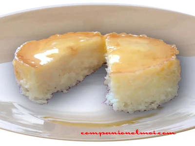 Flan coco caramel au bain marie