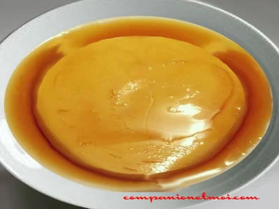 Flan de fromage au caramel