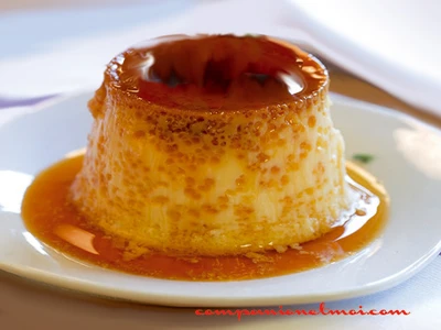 Flan de fromage au miel