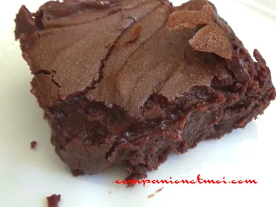 Fondant au chocolat sans œuf