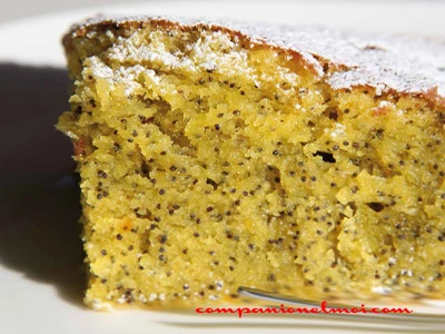 Gâteau à l'orange et aux graines de pavot