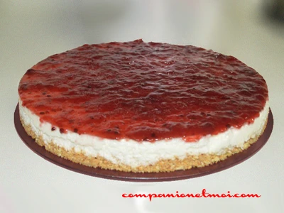 Gâteau à la mousse de fromage blanc