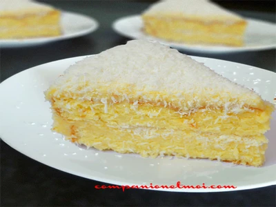 Gâteau à la noix de coco et au lait de coco