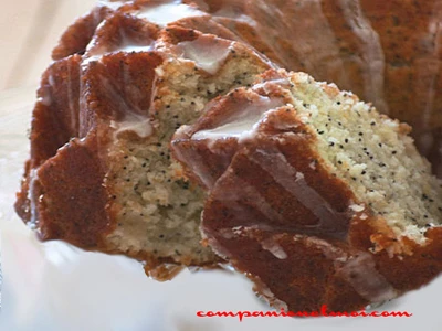 Gâteau au citron et aux graines de pavot