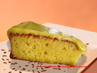Gâteau au yaourt et cuajada d'orange