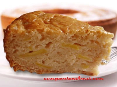 Gâteau au yaourt pomme banane