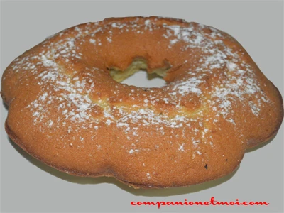 Gâteau aux blancs d'oeufs et zeste de citron
