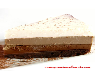 Gâteau aux trois chocolats