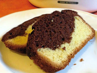 Gâteau chocolat vanille