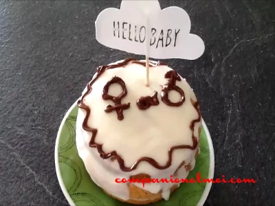 Gender reveal cookies