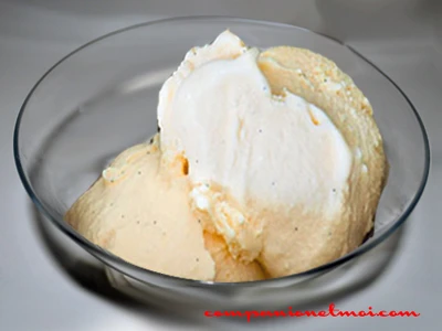 Glace à la vanille
