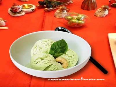 Glace citron basilic