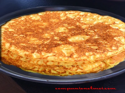 Grosses crêpes à l'anis
