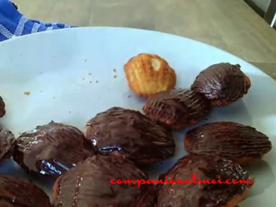 Madeleines au chocolat
