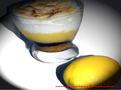 Mini lemon curd en verrine