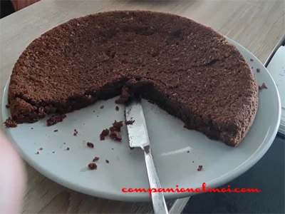 Moelleux au chocolat sans beurre et sans gluten