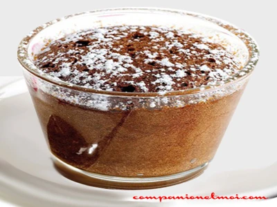 Mousse au chocolat à la poudre d'amande