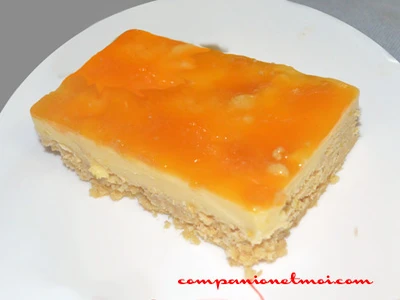 Mouse de citron sur galettes de sarrasin